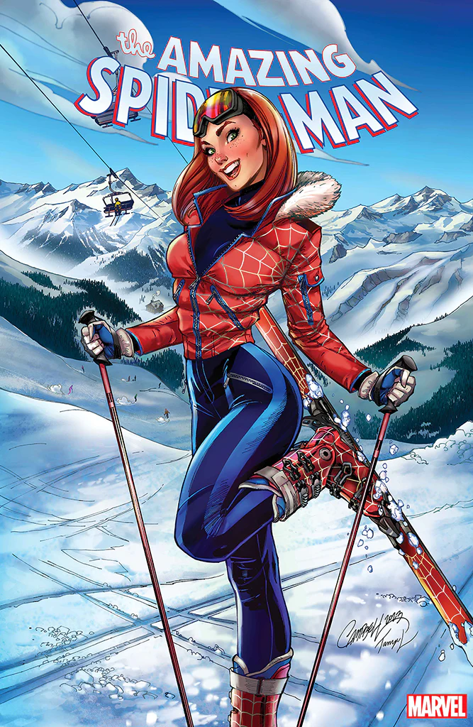 Amazing Spider-Man #40 "Ski Chalet" J. Scott Campbell Cover A trade dress (2023)