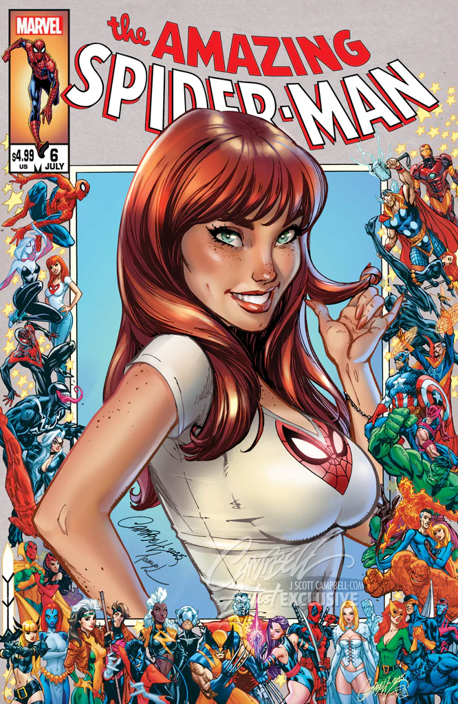 Amazing Spider-Man #6 [C] JSC Artist EXCLUSIVE Cover C "MJ" (2025)