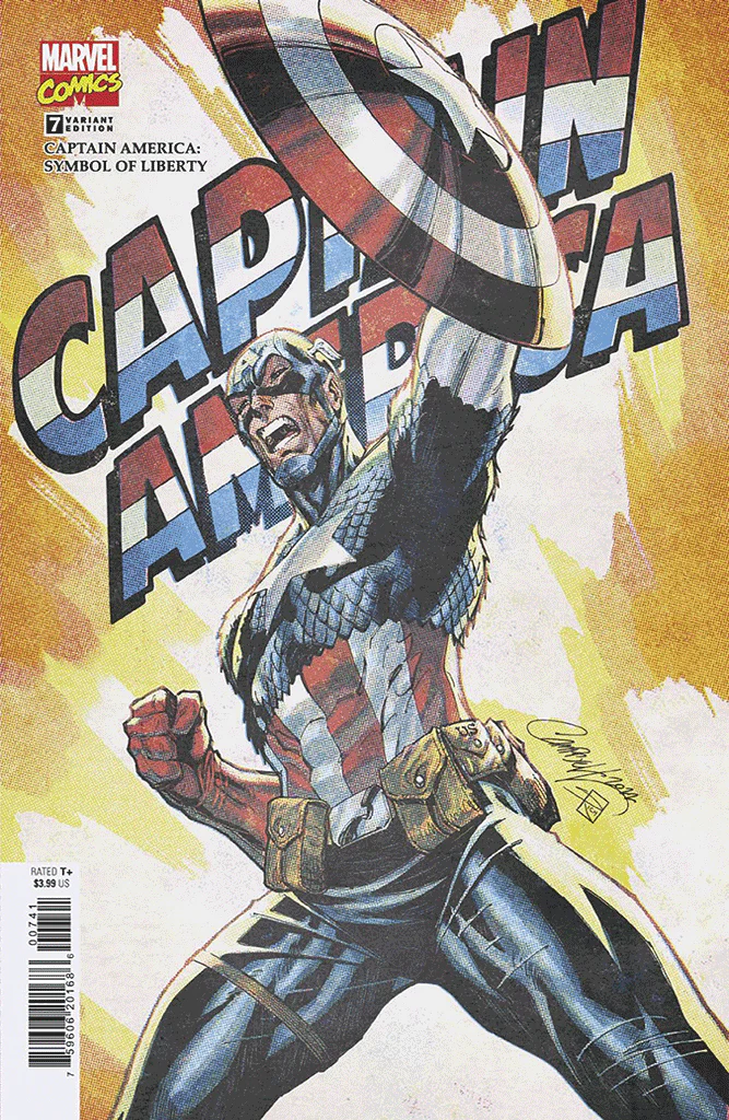 Captain America: Sentinel of Liberty #7 [C] JSC INCENTIVE 1:200 [RETRO] (2022)