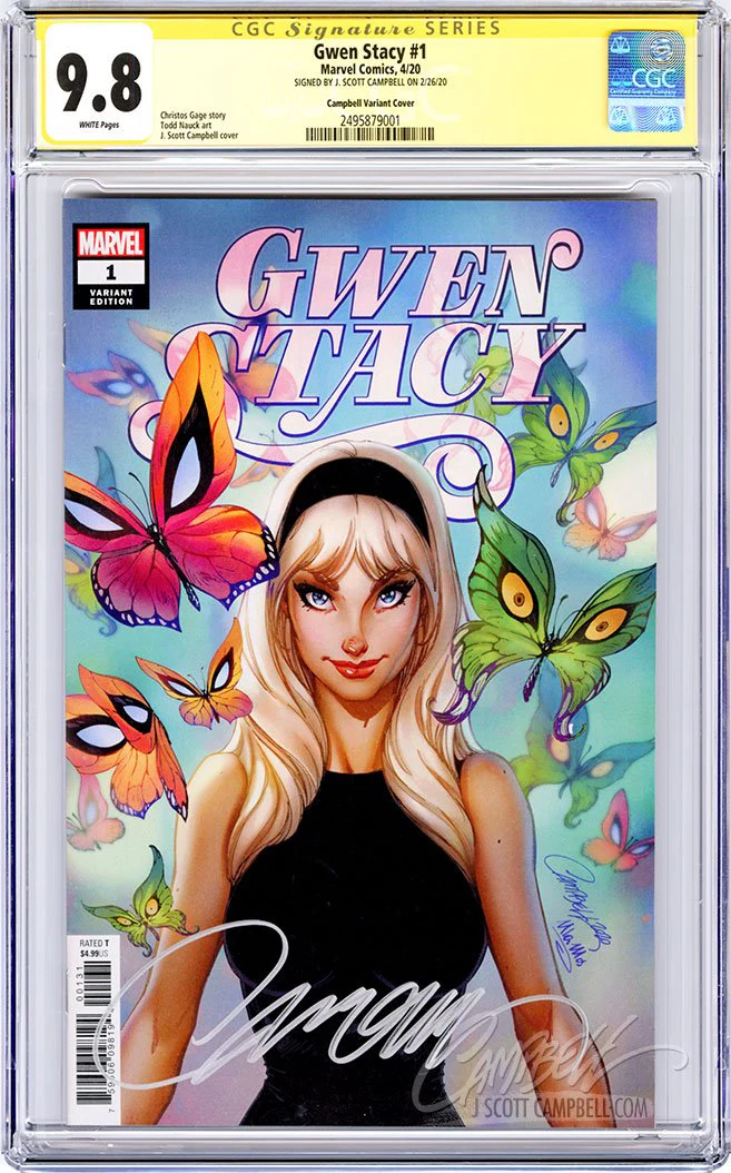 CGC 9.8 SS Gwen Stacy #1 JSC 'retail' variant