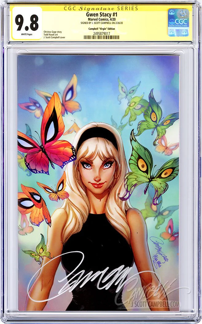 CGC 9.8 SS Gwen Stacy #1 JSC Virgin Series EXCLUSIVE
