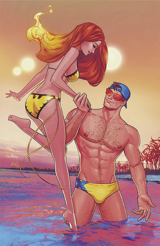 Marvel Swimsuit Special: Friends, Foes & Rivals #1 [E] Dauterman INCENTIVE 1:50 Variant (2025)