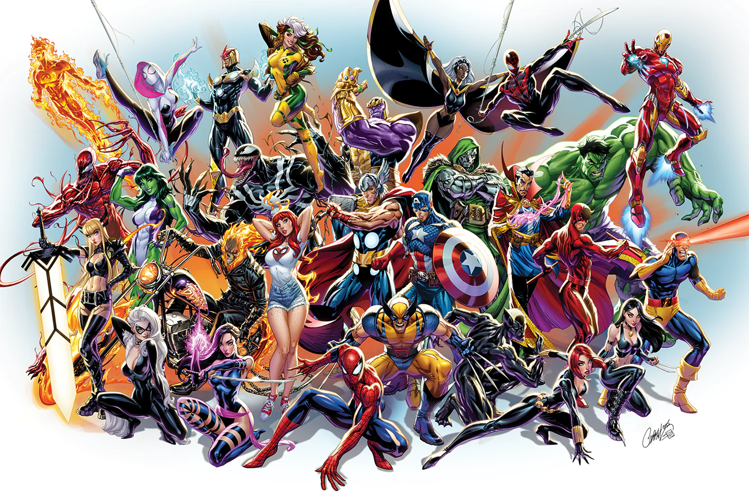 Marvel Universe by J. Scott Campbell Poster (36x24) (2026)